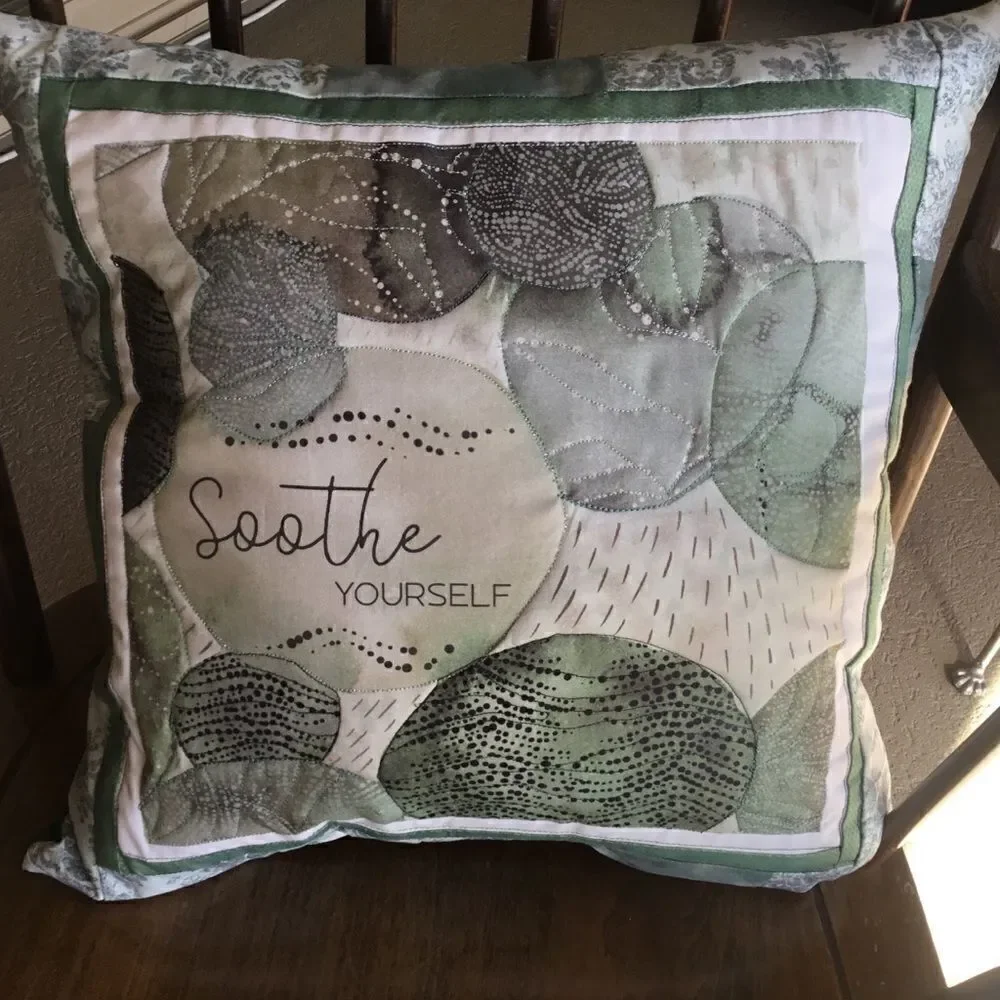 CLOSEOUT SALE $10. NWT Hand Crafted, Quilted Decorative Pillow